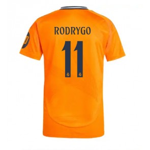 Real Madrid Rodrygo Goes #11 Venkovní Dres 2024-25 Krátký Rukáv